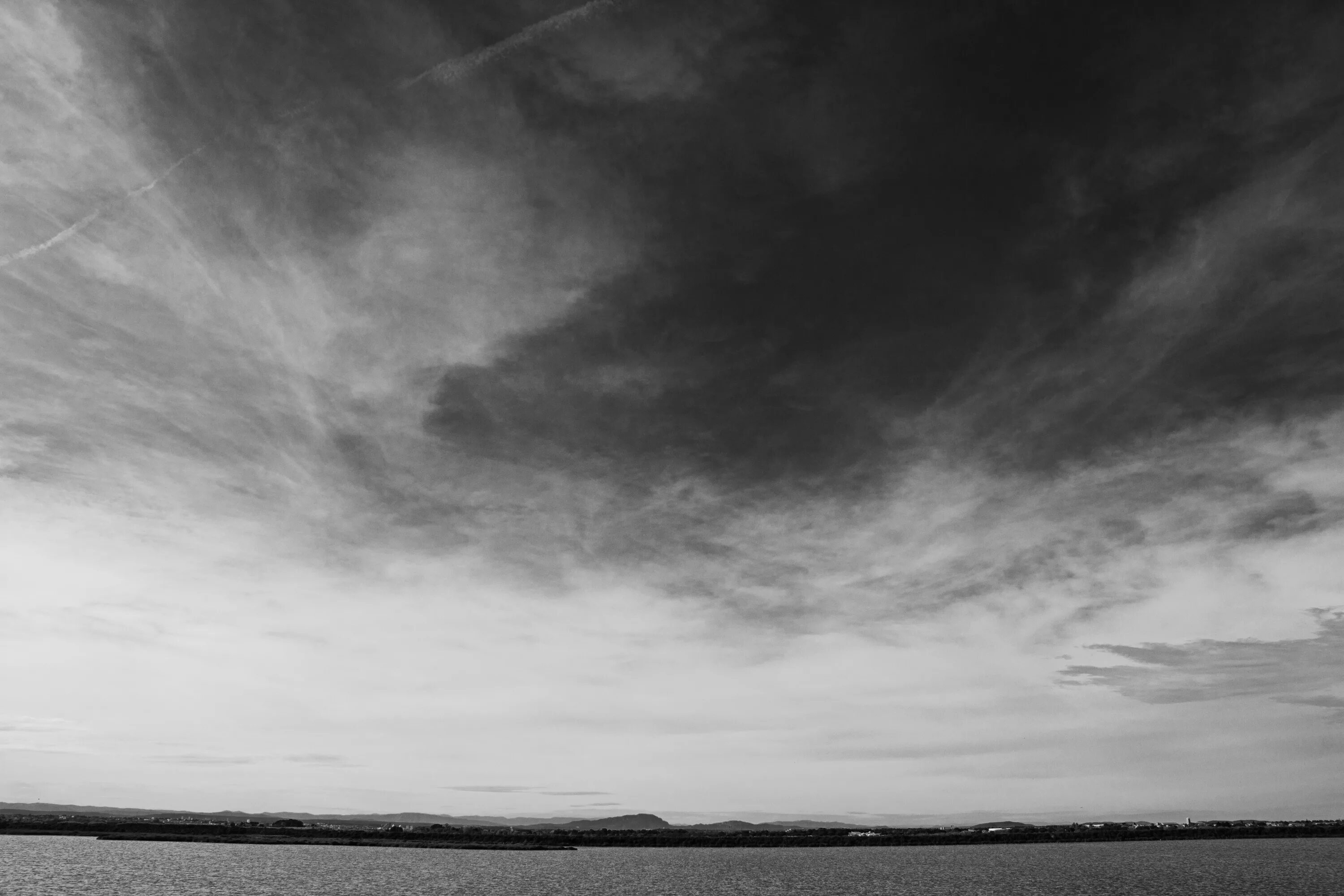 Monochrome sky