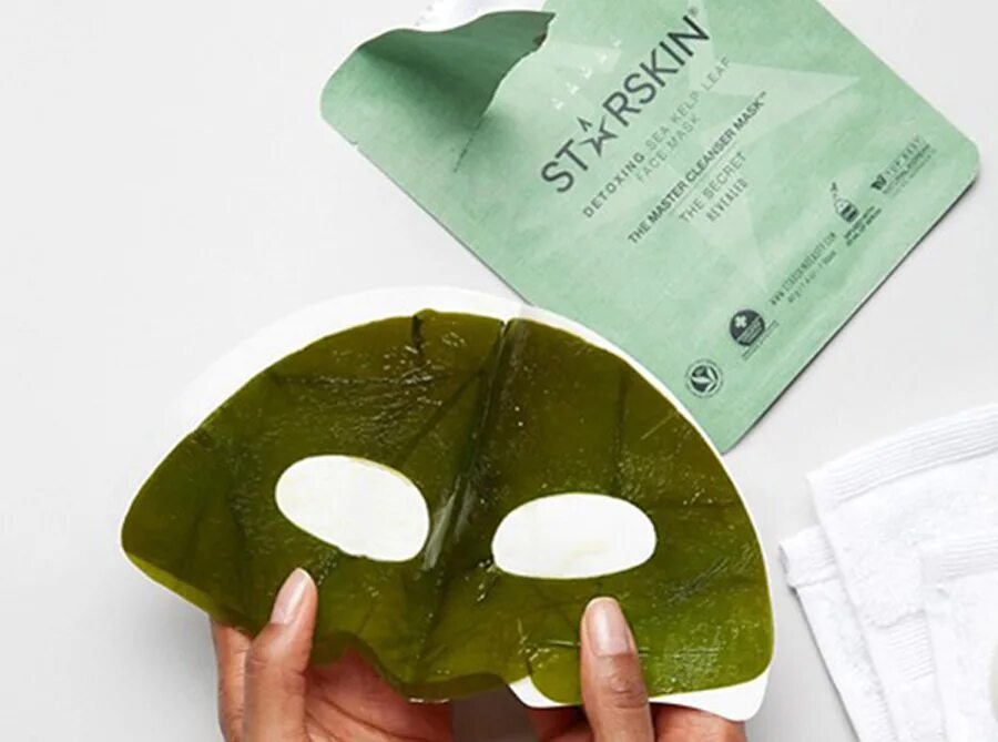 Palia маски. Маска из водорослей ламинария. Маска из водорослей для лица. Листовая маска для лица.