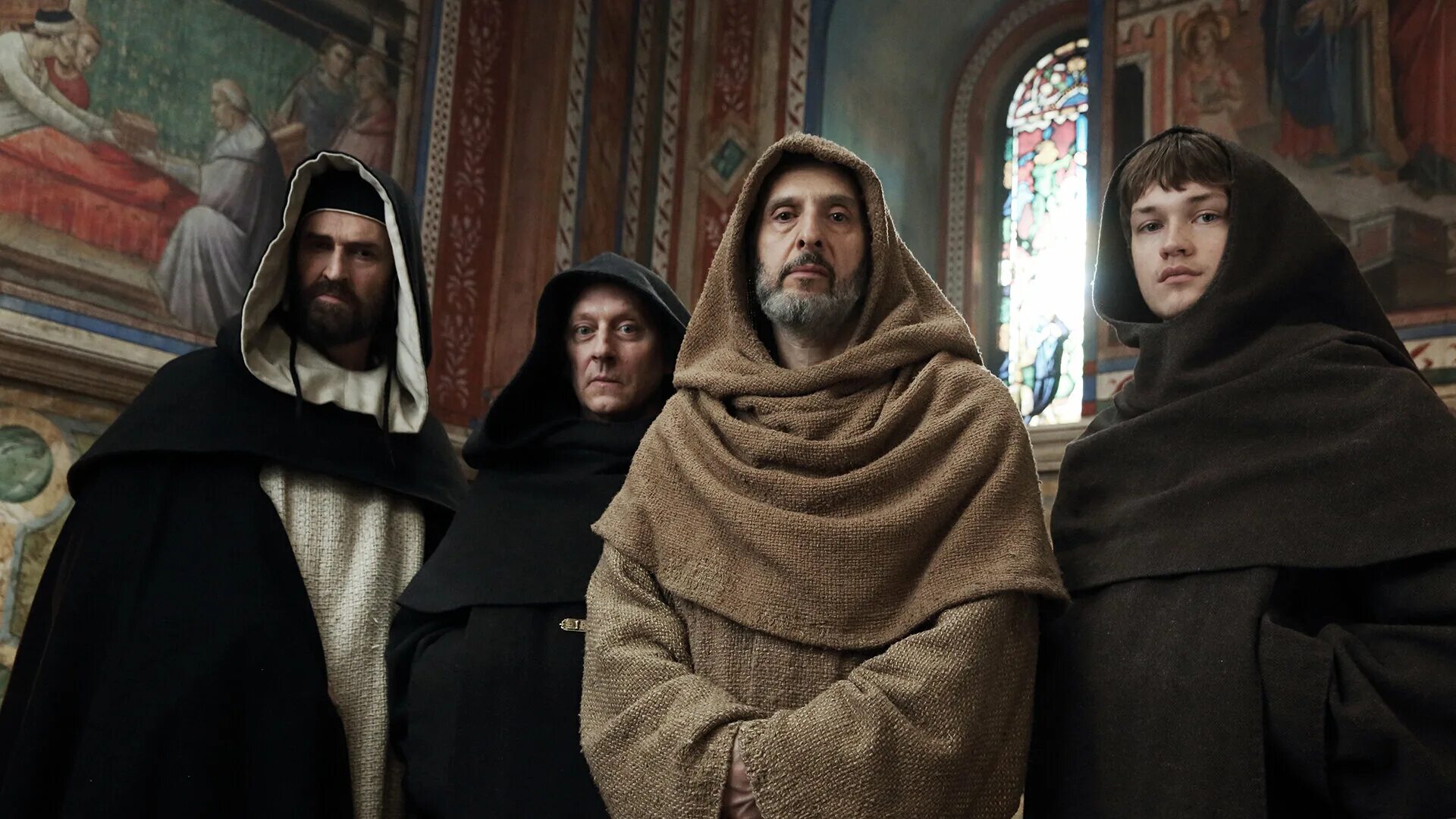 почему имя розы. шон коннери имя розы. кадры из фильма имя розы 1986. почему имя розы. имя розы фильм 1986.