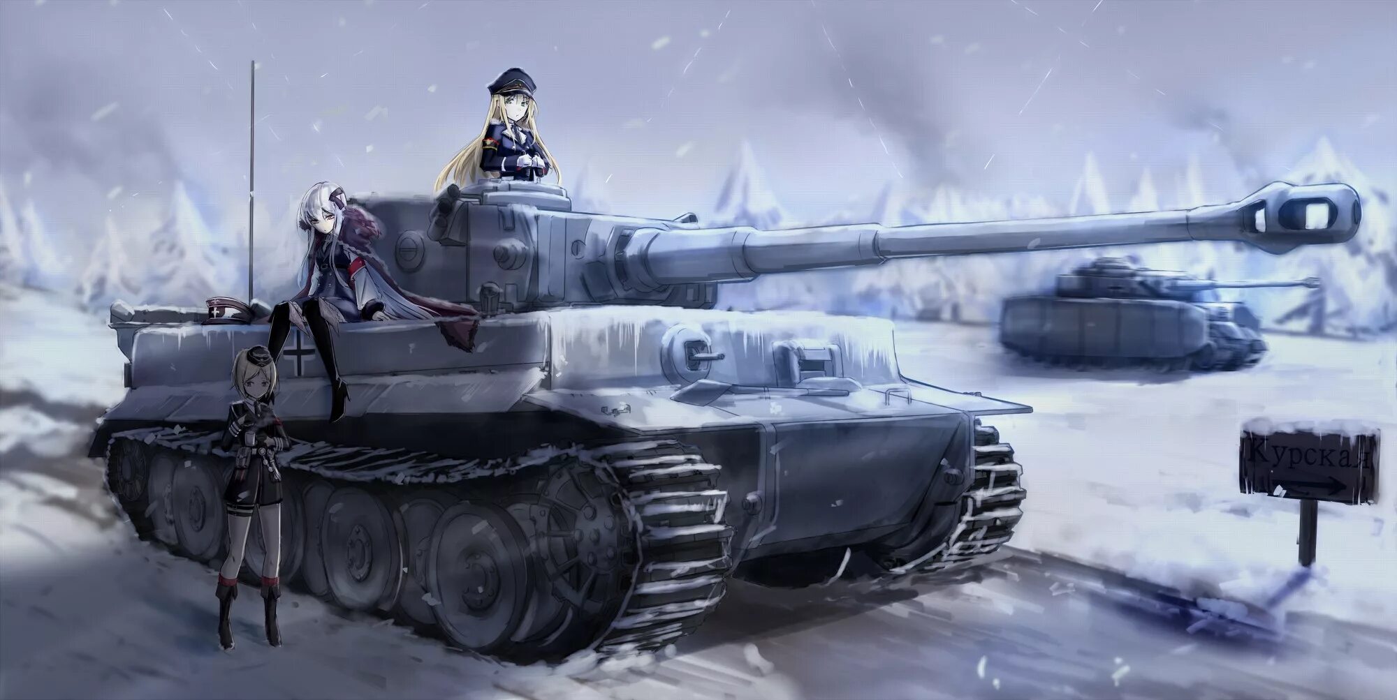 Сабатон панцеркампф. Girls und Panzer тигр 2. Фута танк