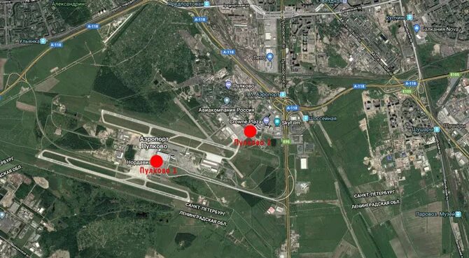Авиаторское аэродром на карте. Аэропорт Пулково 2. Аэропорт Пулково на карте. Карта Питера аэропорт Пулково. Аэропорт Пулково 1 и 2.