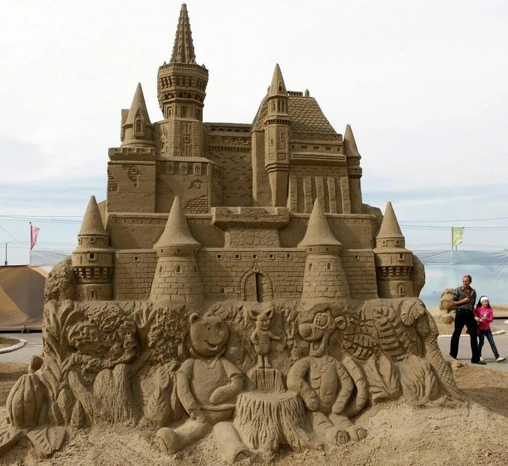 I making sandcastle