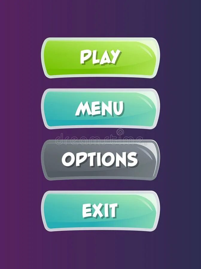 Main menu buttons