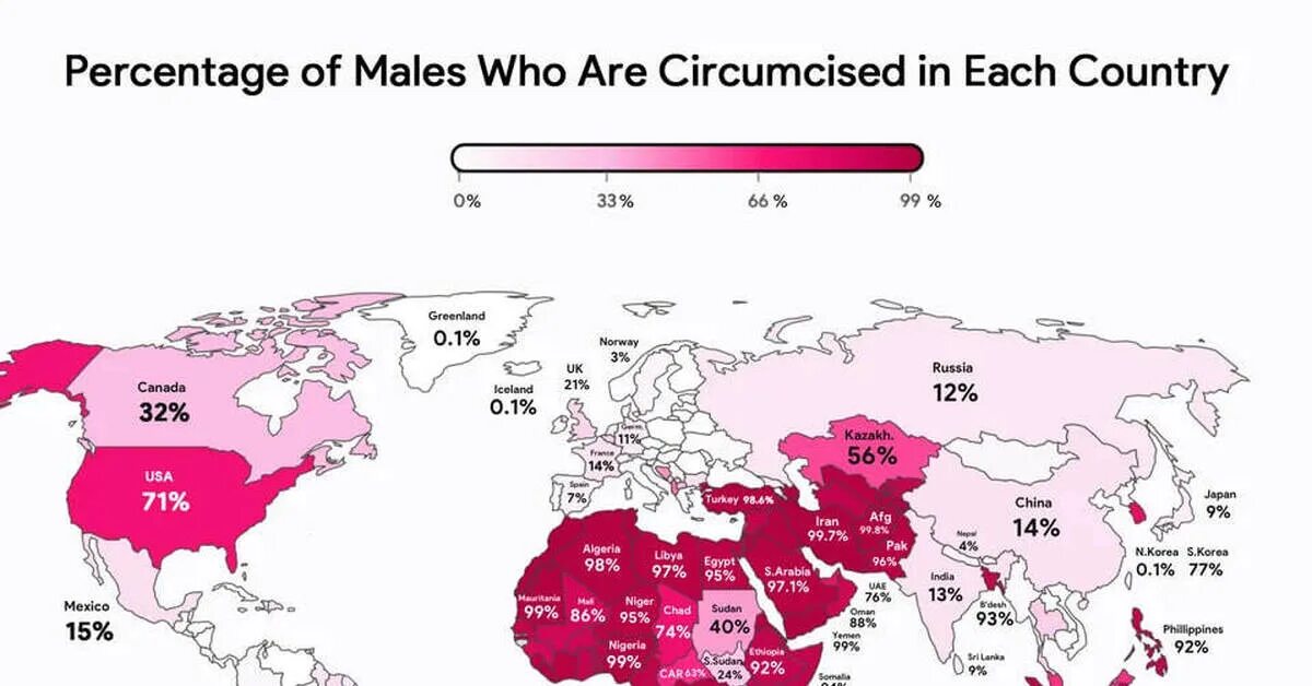 Статистика обрезанных мужчин в мире. Обрезание статистика по странам. Процент обрезанных по странам. Распространенность обрезания в мире.