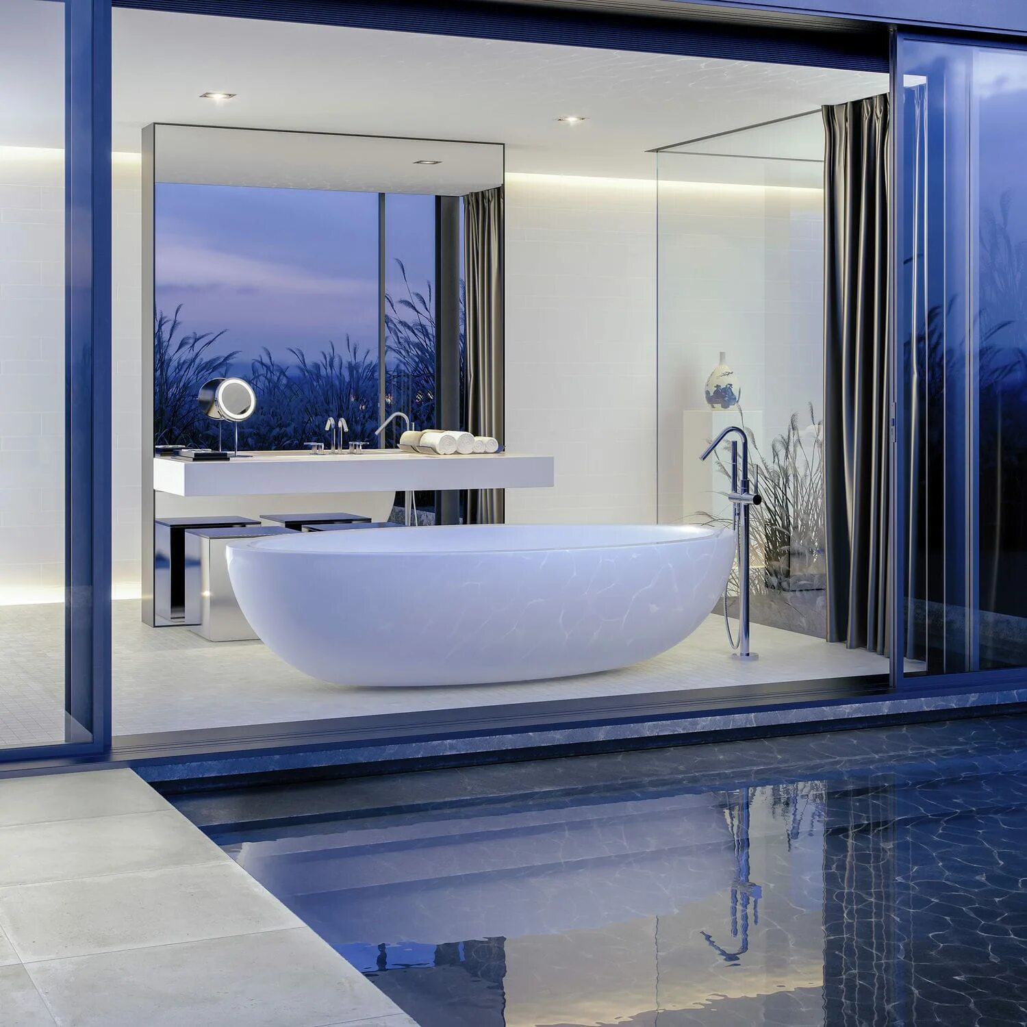 Фото современных ванн. Плитка Concept (Domino). Стильная ванная. Современная ванная комната. Стильные Ванные комнаты.