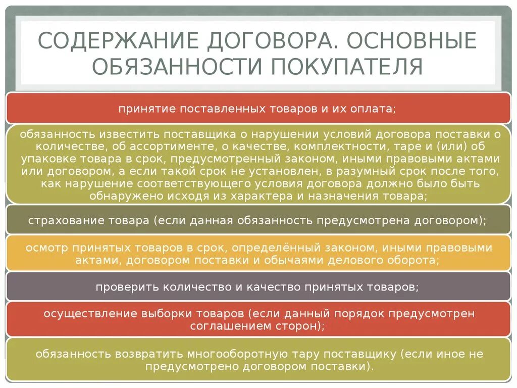 Общая характеристика договора поставки. Договор поставки товаров содержание договора. Содержание обязательств договора поставки. Основные характеристики договора.