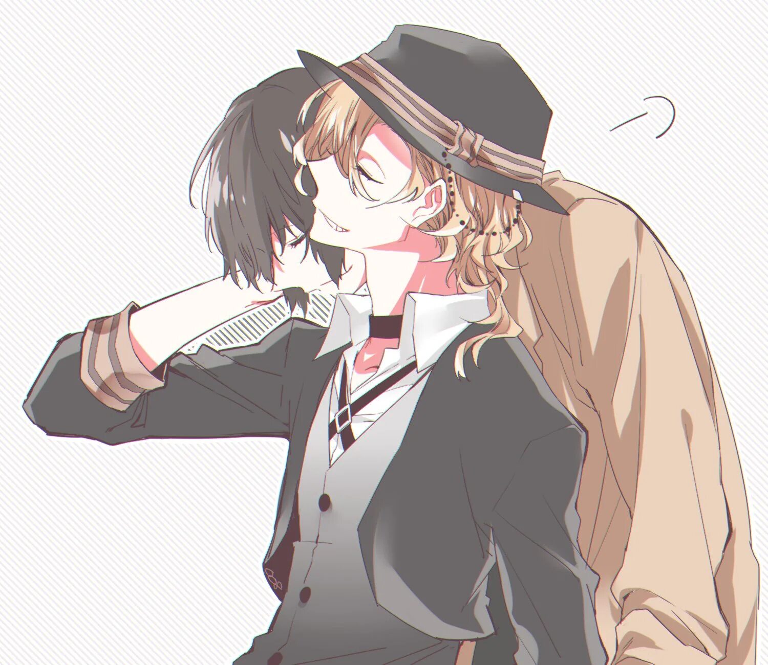 Арт дазая и чуи. Дазай Осаму и Чуя Накахара +18. Dazai and Chuya. Дадзай Осаму и Чуя. Соукоку Дазай.