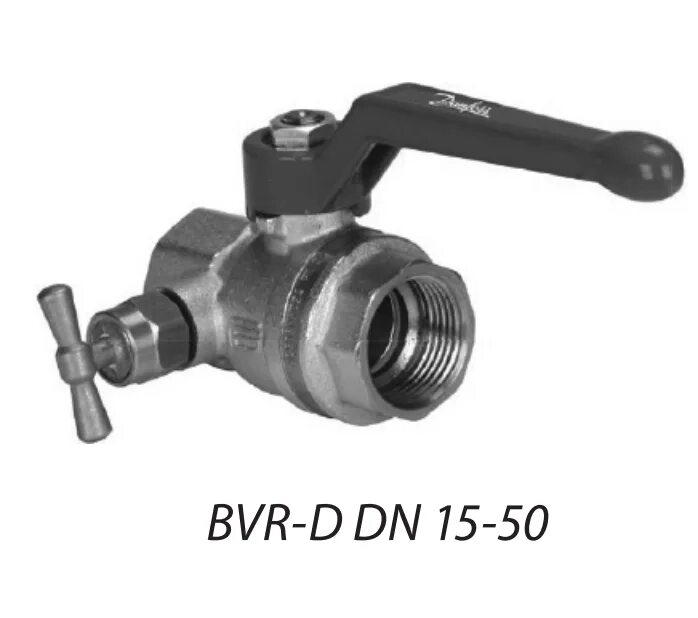 Кран шаровой bvr со спускным элементом. Кран шаровый со спускным элементом danfoss. bvr кран шаровый pn40. bvr-d dn15. кран шаровый тип bvr.