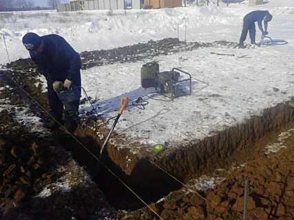 Ручная доработка грунта в котловане