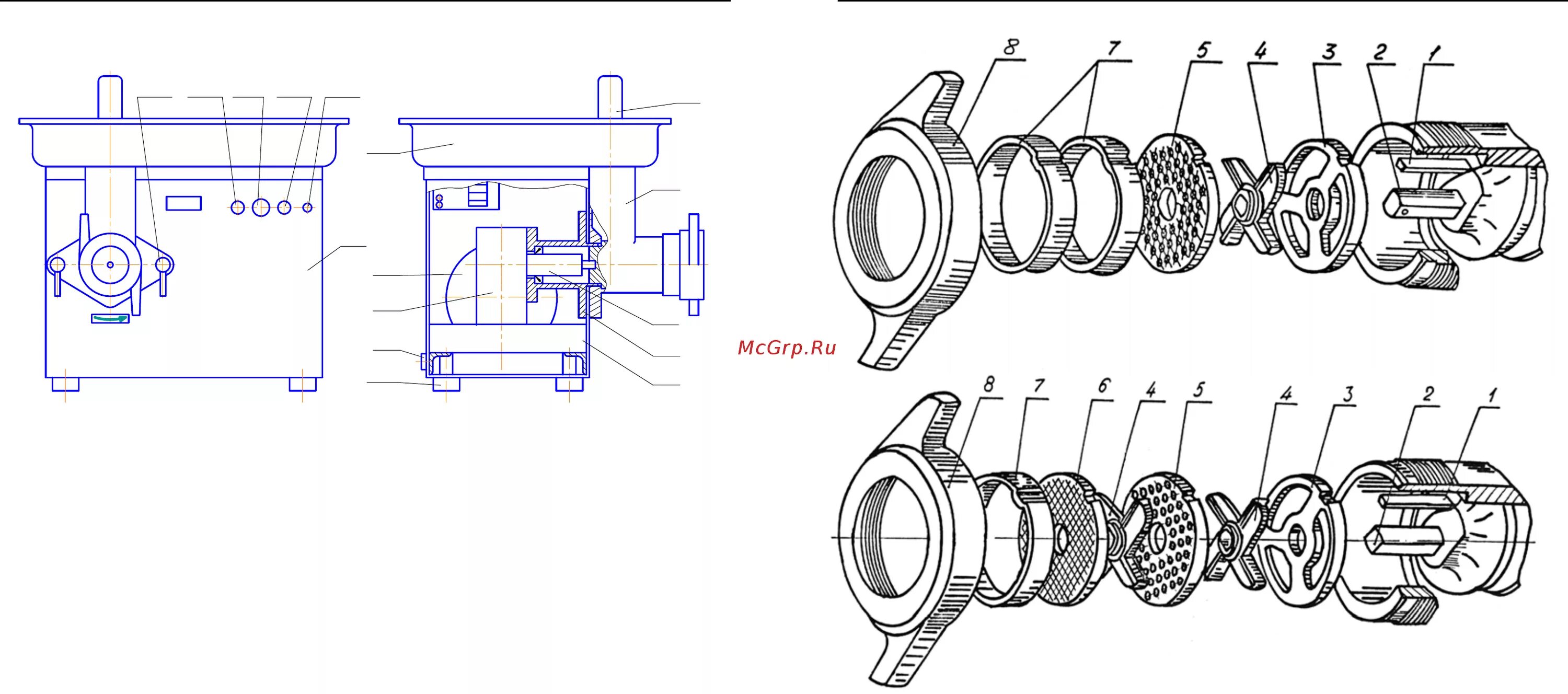 Сборка мясорубки. Мясорубка Мим-300м схема сборки. Схема сборки мясорубки Мим 300. Мим-300 мясорубка схема сборки ножей. Мим-600 мясорубка схема электрическая Мим.