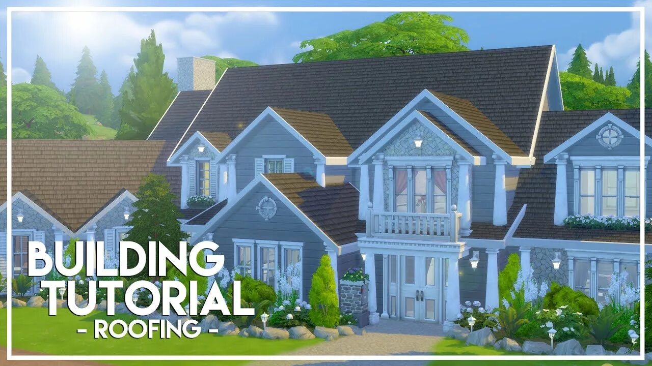 How to build Roof SIMS 4. Крыша симс референс.