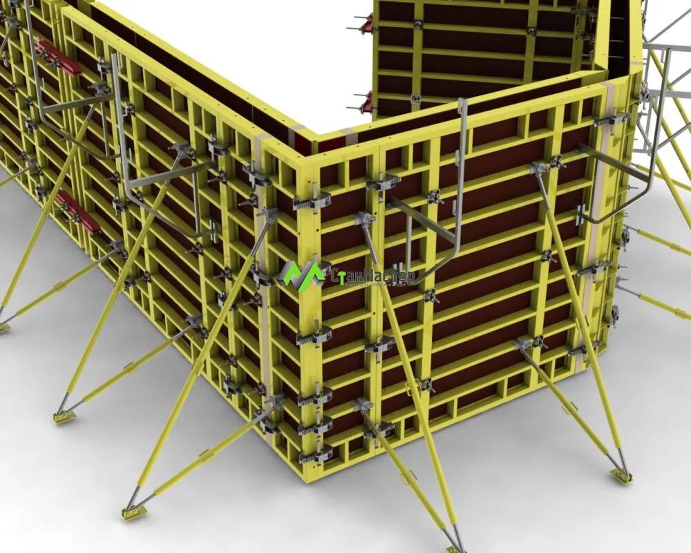 Аренда монолитной опалубки. Опалубка инвентарная щитовая. Опалубка 2на2. Крупнощитовая опалубка стен. Крупнощитовая опалубка перекрытий.