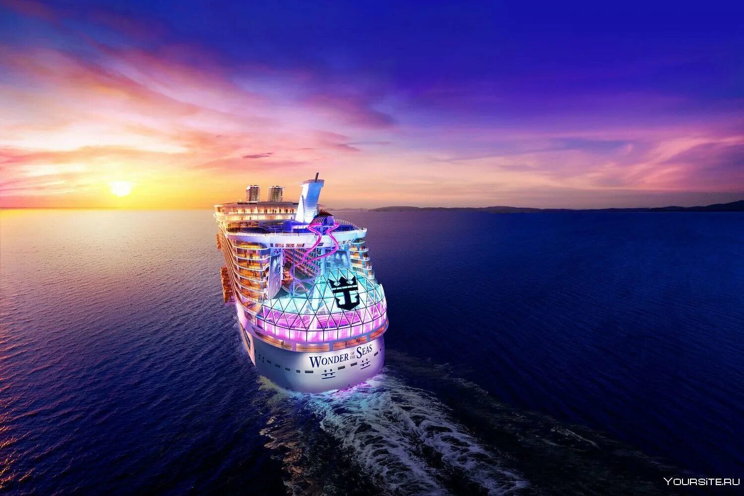 Seas royal. Круизный лайнер роял карибиан. wonder of the seas лайнер. самый большой круизный лайнер в мире wonder of the seas. роял карибиан симфония морей.