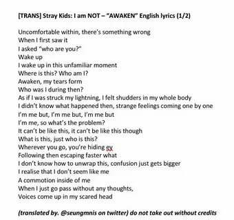 Stray kids тексты песен на английском