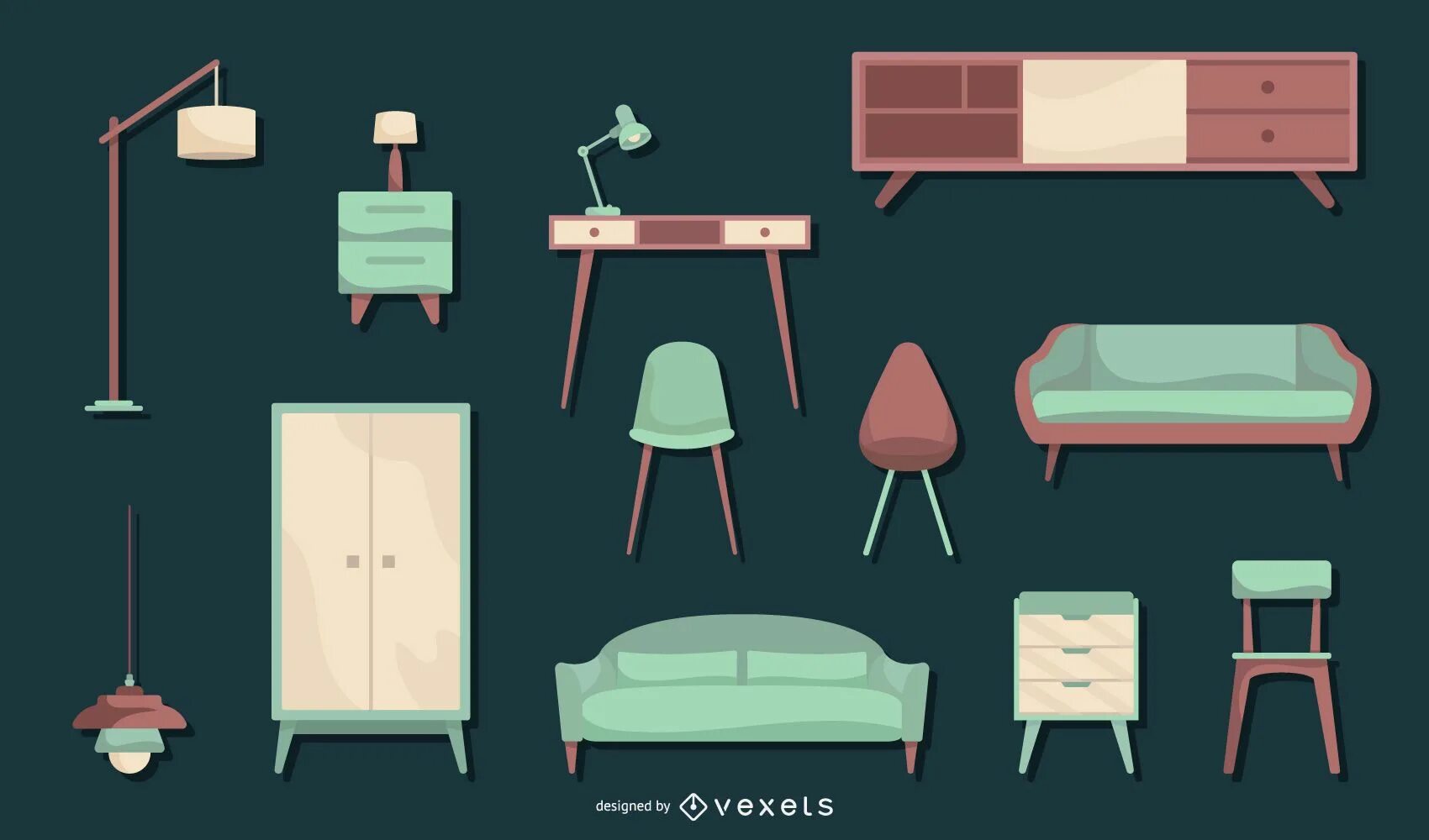 Flat furniture. Мебель Flat Design. Мебель вектор. Иллюстрация мебель флэт. Плоский дизайн мебели.