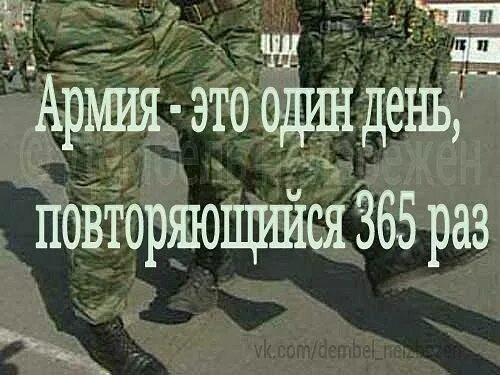 А когда нибудь дембель в январе