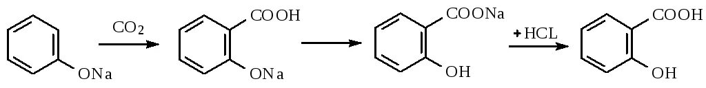 Бромбензол бром. Реакция Кольбе Шмидта салициловая кислота. Реакция Кольбе Синтез салициловой кислоты. Синтез Кольбе салициловой кислоты. Реакция Кольбе Шмидта механизм.