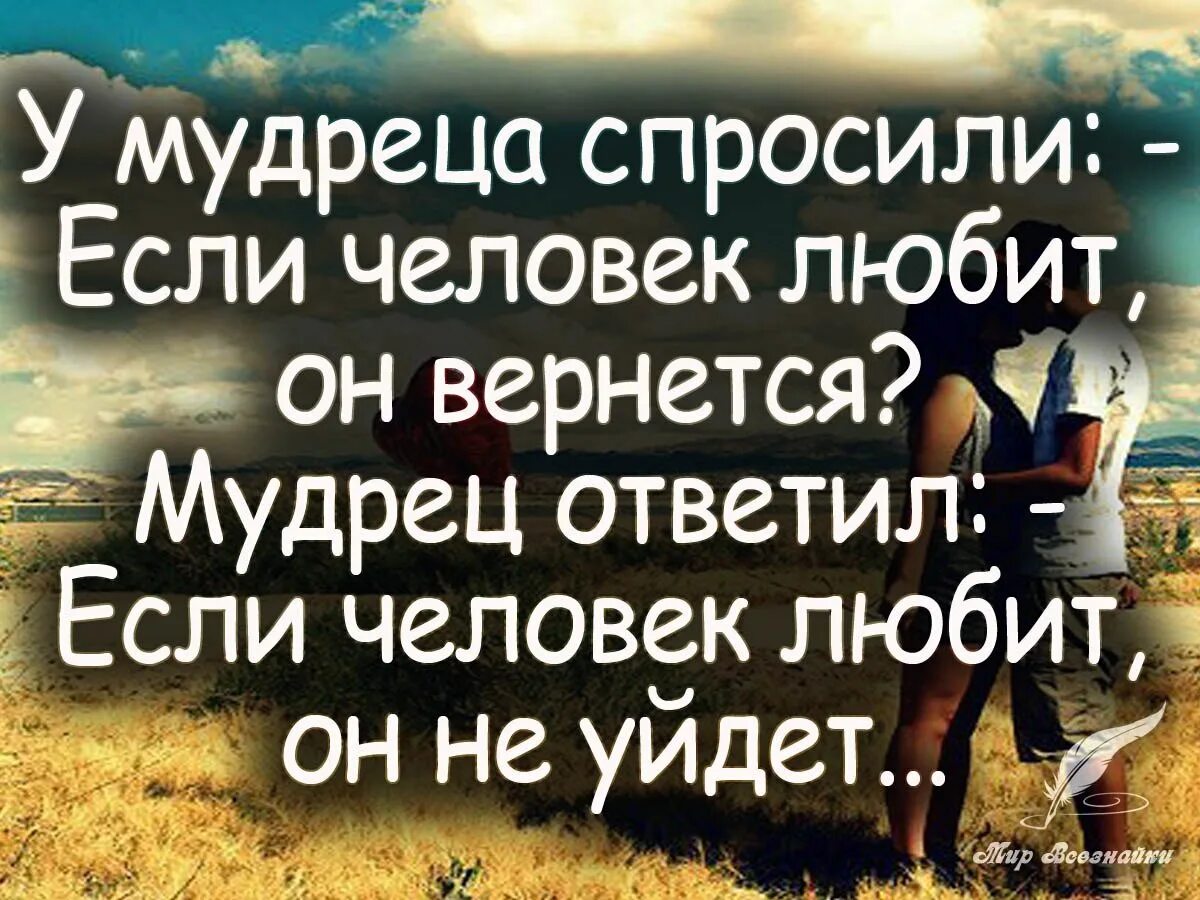 Человек постоянно живет не только. Мудрые высказывания о любви. Высказывания для статуса. Умные высказывания. Если человек любит он вернется если человек любит он не уйдет.