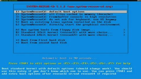 Rescue linux