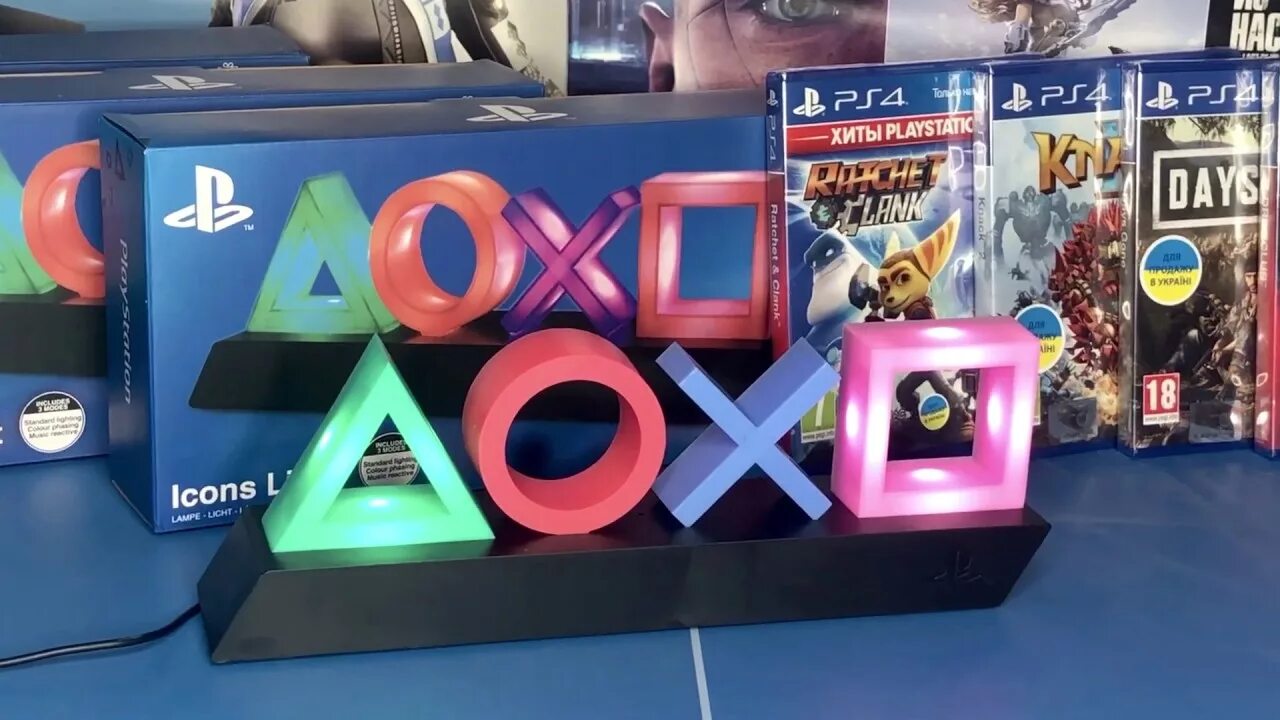 Light v2. Playstation icons light v2. лампа пс4. светильник playstation 4. paladone playstation icons v2.
