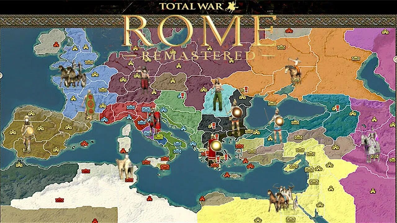 Карта Рим тотал вар 1. Рим тотал вар Ремастеред карта.
