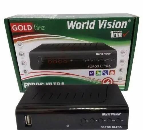 Ресивер World Vision foros Ultra. World Vision foros Ultra t2/s2/c:. World Vision foros Combo t2/s2. World Vision Combo lan.