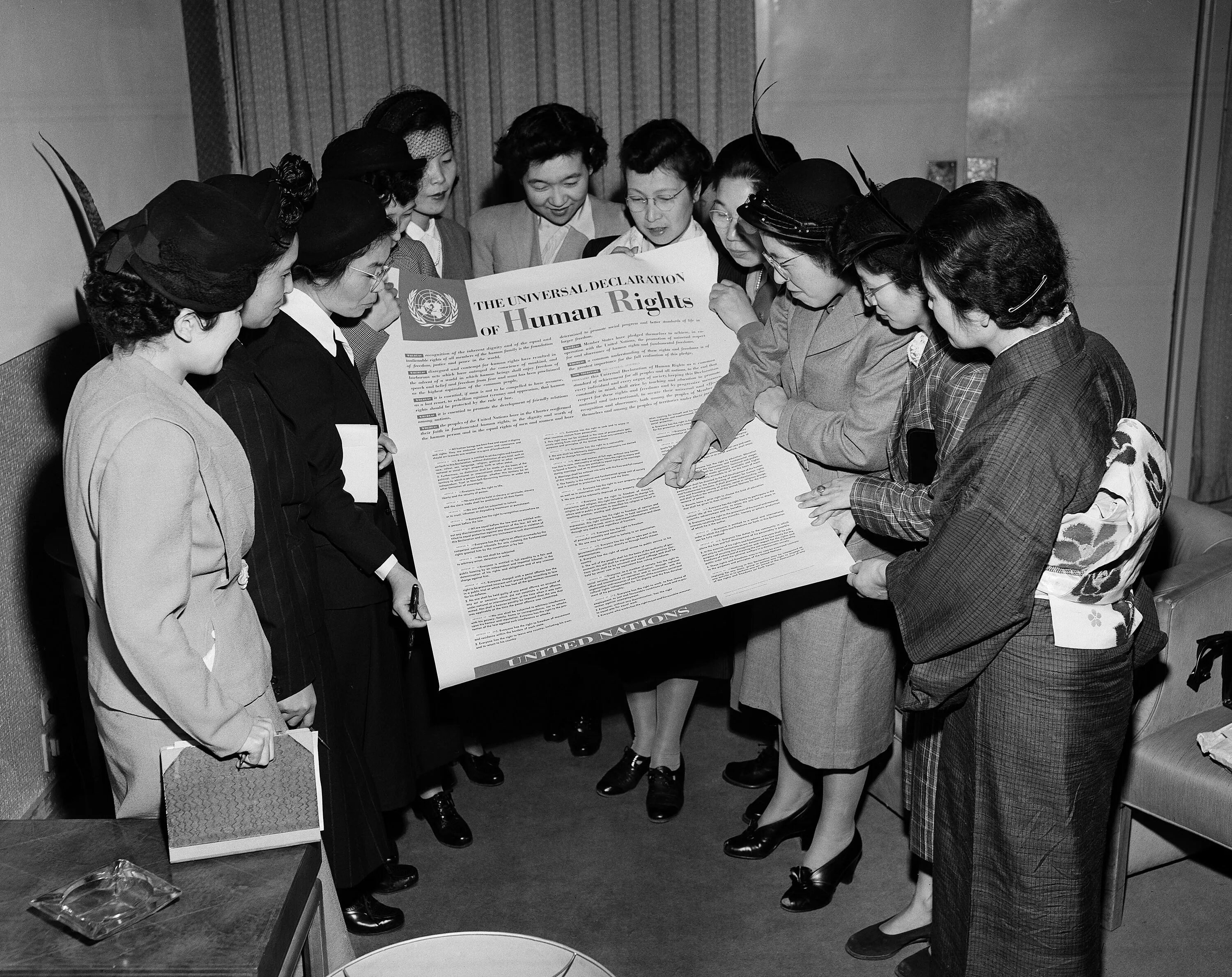 ООН 1948. ООН 1950. Подписание всеобщей декларации прав человека. Конвенция 1957