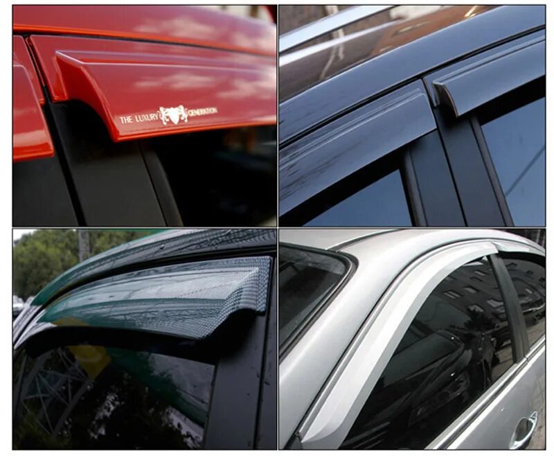 защита на козырек visor. от дождя на машину на окна. козырёк на дверь автомобиля. дефлектор в автомобиле. дефлектор окон navara 2015.