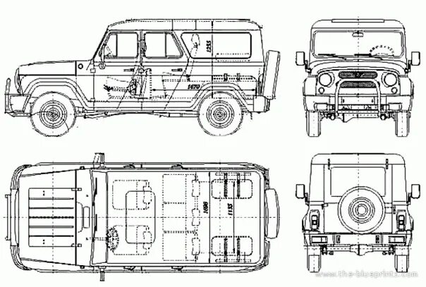 УАЗ 3153 чертеж. УАЗ 469 Blueprint. Габариты УАЗ 31514 высота. УАЗ 3153 габариты. Уазик объем