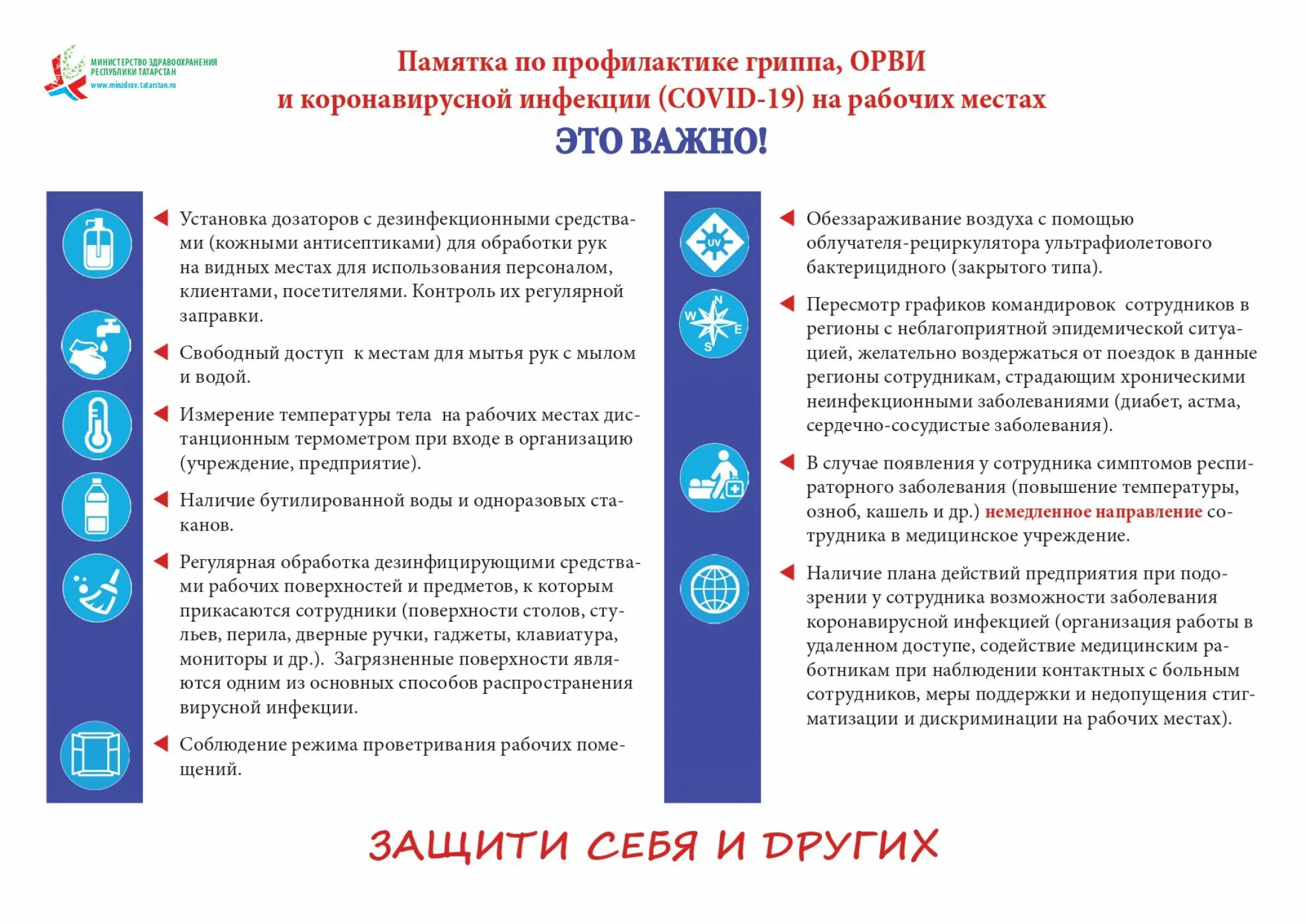 Меры по предотвращению распространения заболеваний