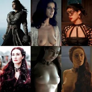 Carice Van Houten (as Melisandre aka The Red Witch) VS Anya Chalotra (as Yennife