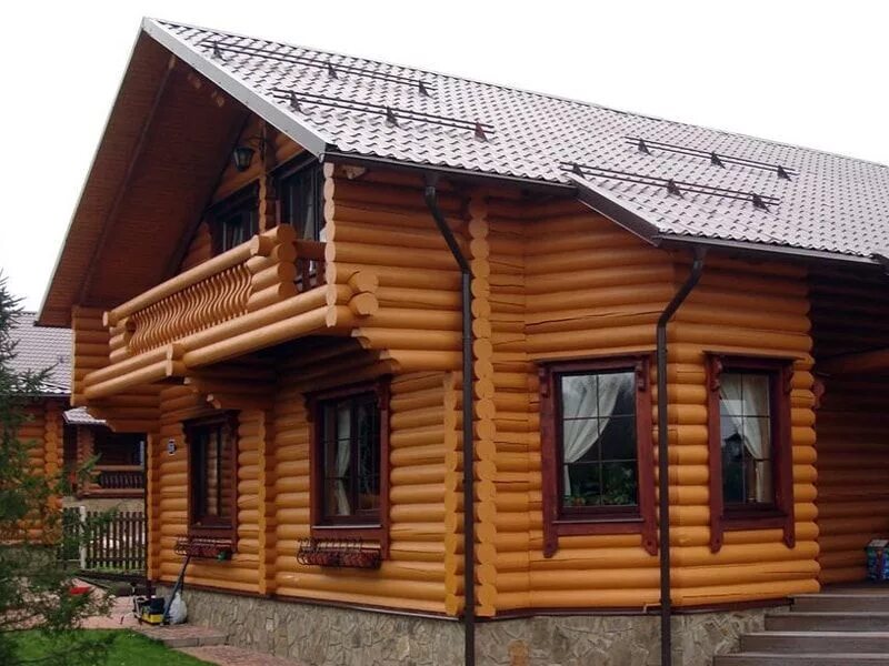 Дом из калиброванного бревна. Дом из калиброванного бревна