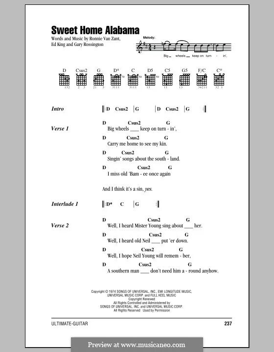 Sweet home alabama текст. Sweet home alabama lynyrd skynyrd текст. sweet home alabama аккорды. sweet home alabama tabs.