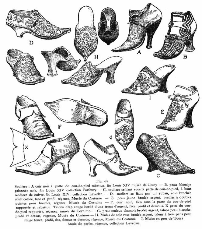 Виды обуви старые. Обувь Барокко (16 – 17 века). Обувь Барокко 17 век Клюши. Обувь медвежья лапа 16 века. Мужская обувь 18 века в Европе.