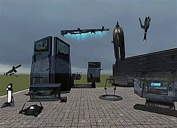 Гаррис мод карты альянса. Комбайн гаррис мод. база комбайнов. half life 2 транспортник.