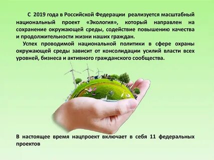 Государственные экологические проекты