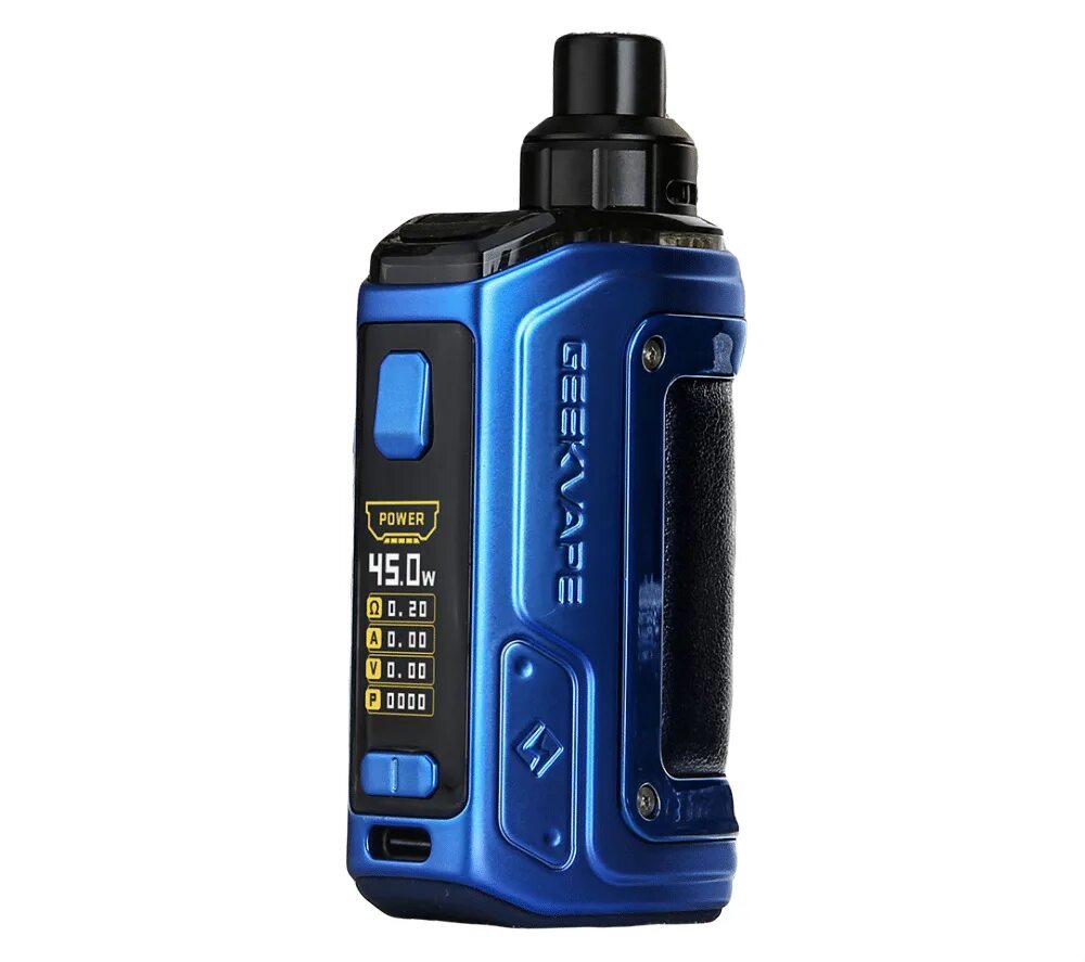 GEEKVAPE Aegis Hero 2 (h45) pod Kit. GEEKVAPE h45 Aegis Hero 2 pod Mod Kit. Aegis Hero 2 синий. Aegis Hero 2 голубой.