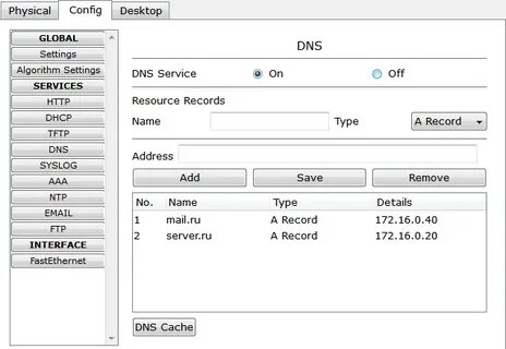 Config services