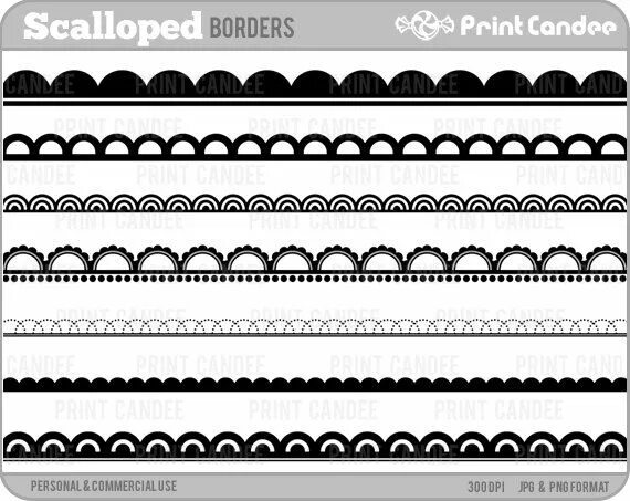 Border edge line. Трафарет для уба. edge vector.