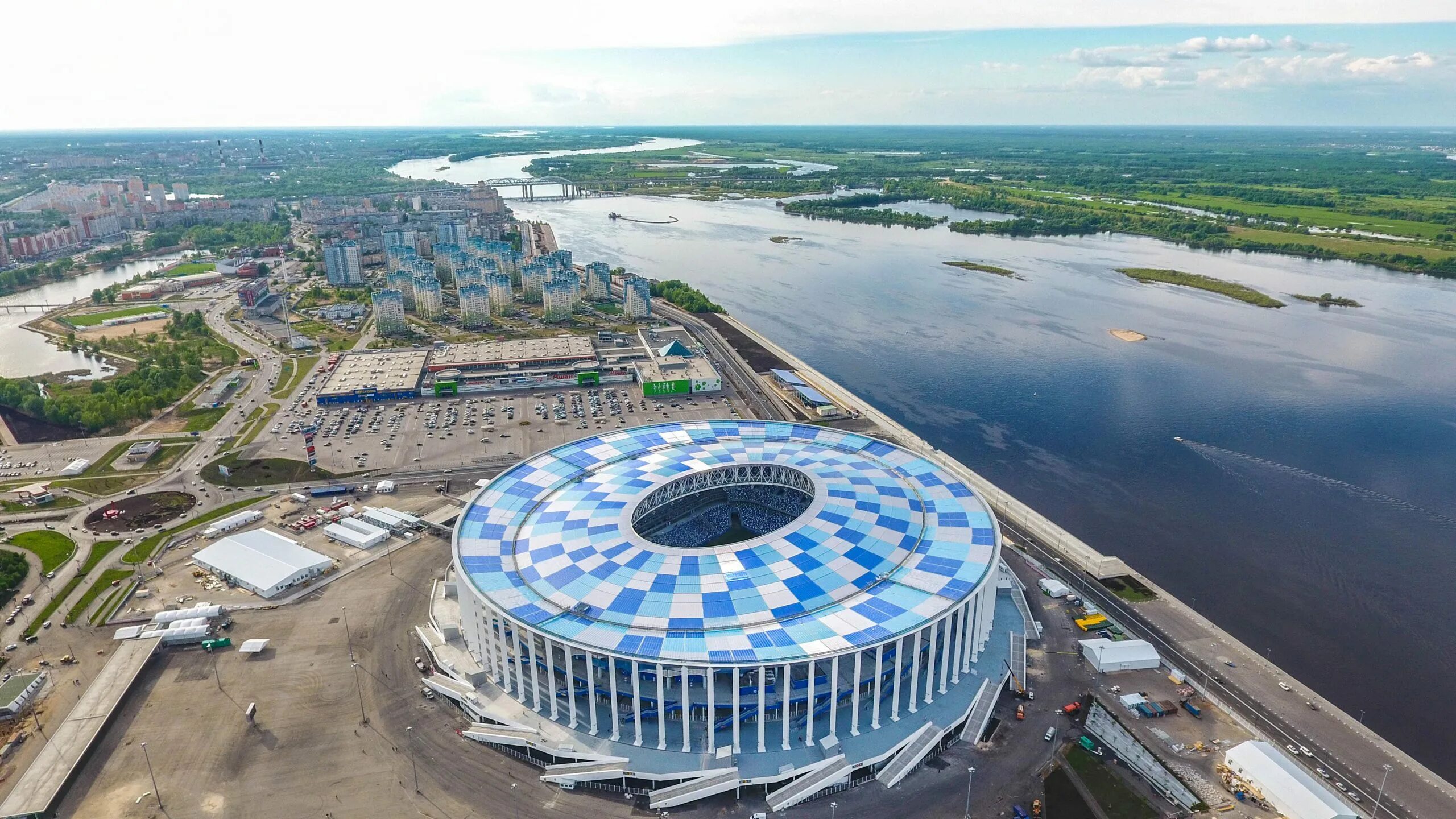 Arena нижний новгород. Стадион Нижний Новгород Арена. Футбольный стадион в Нижнем Новгороде к ЧМ 2018. Стадион Мещера Нижний Новгород. Стадион Нижний Новгород 2018.