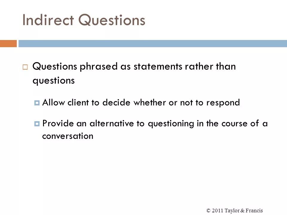 Indirect question is. Indirect question is