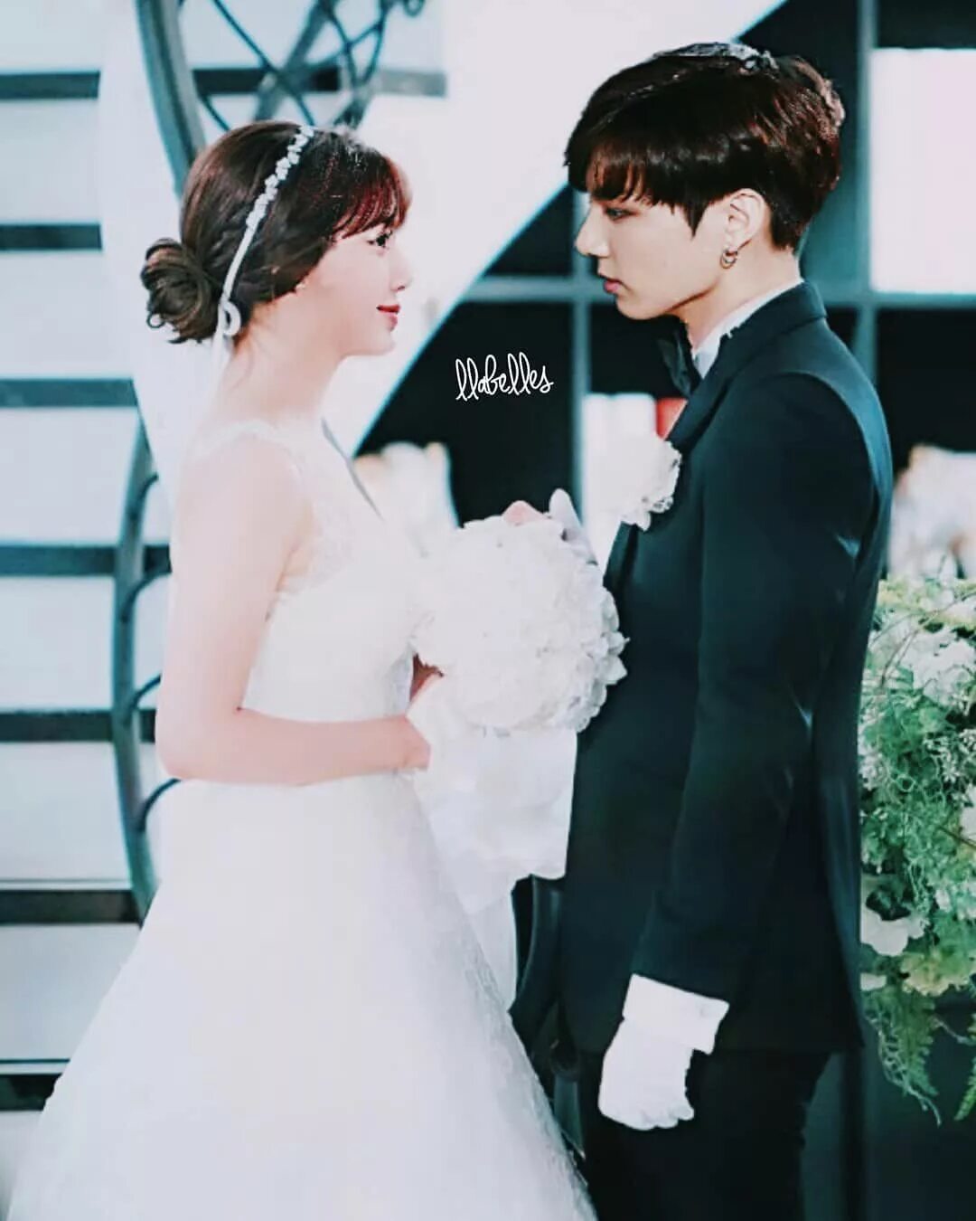 Какой чонгук в отношениях. Jungkook and Lisa. Jungkook Lisa Wedding. Чонгук и лиса свадьба. Чонгук свадьба.