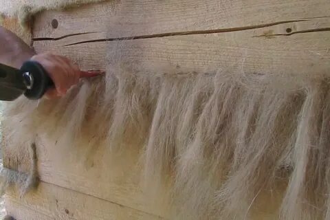 Пакля для конопатки сруба