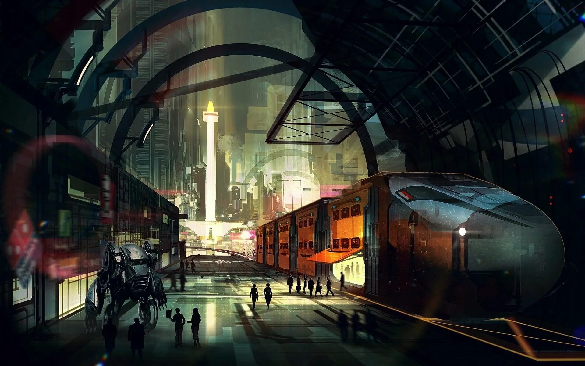 Концепт арты будущего. Sci fi город футуризм. вокзал будущего концепт арт sci fi. киберпанковский железнодорожный вокзал арт. sci-fi art город киберпанк антиутопия.