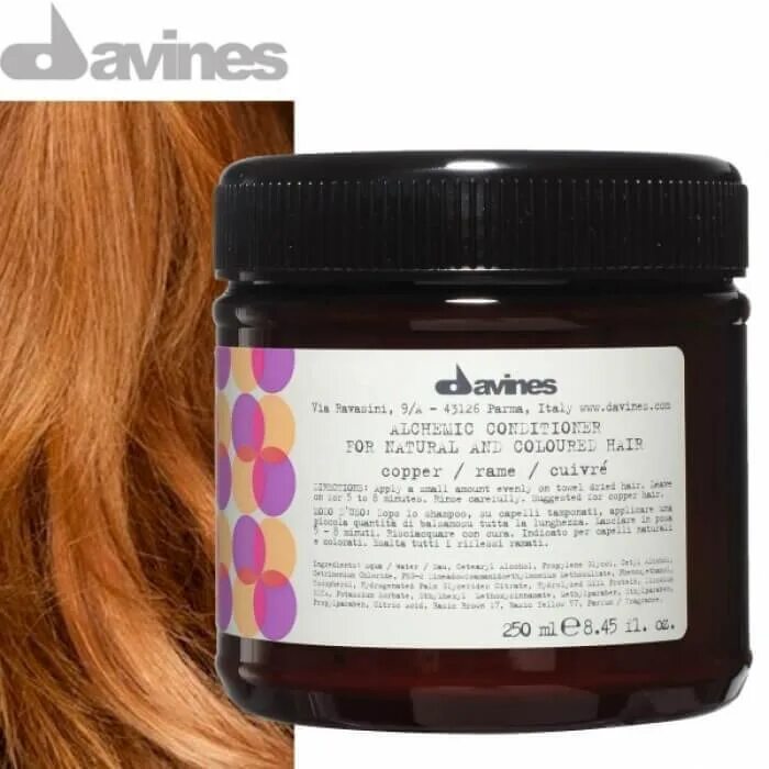 Davines для окрашенных. Davines кондиционер alchemic. davines alchemic conditioner copper 250 ml. davines alchemic оттеночный шампунь &quot;золото&quot;. davines alchemic tobacco цвет.