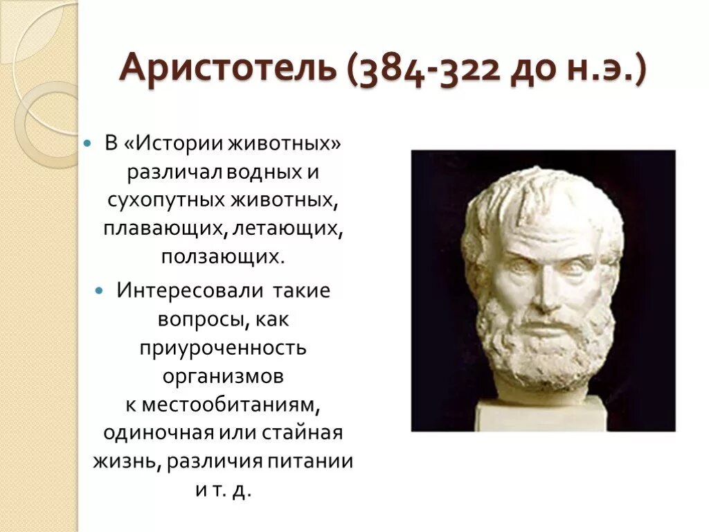 Аристотель 384-322 до н.э. Аристотель (384 – 322 г.г. до н. э.). Аристотель история животных. Аристотель "о частях животных".