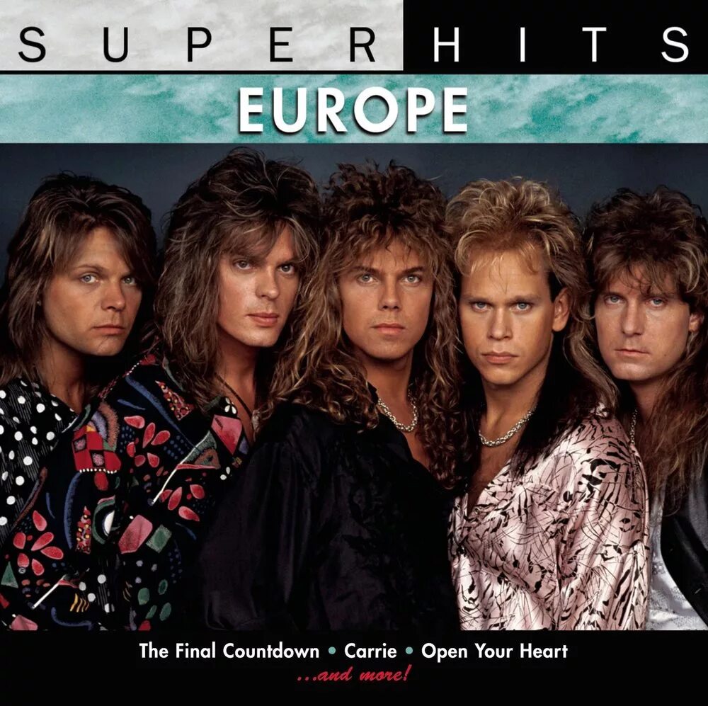 Популярные песни 2024 зарубежные хиты слушать. Europe группа 1986. Europa группа the Final Countdown. Europe Band обложки. Europe the Final Countdown обложка.