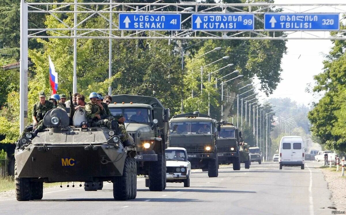 Военное принуждение грузии к миру