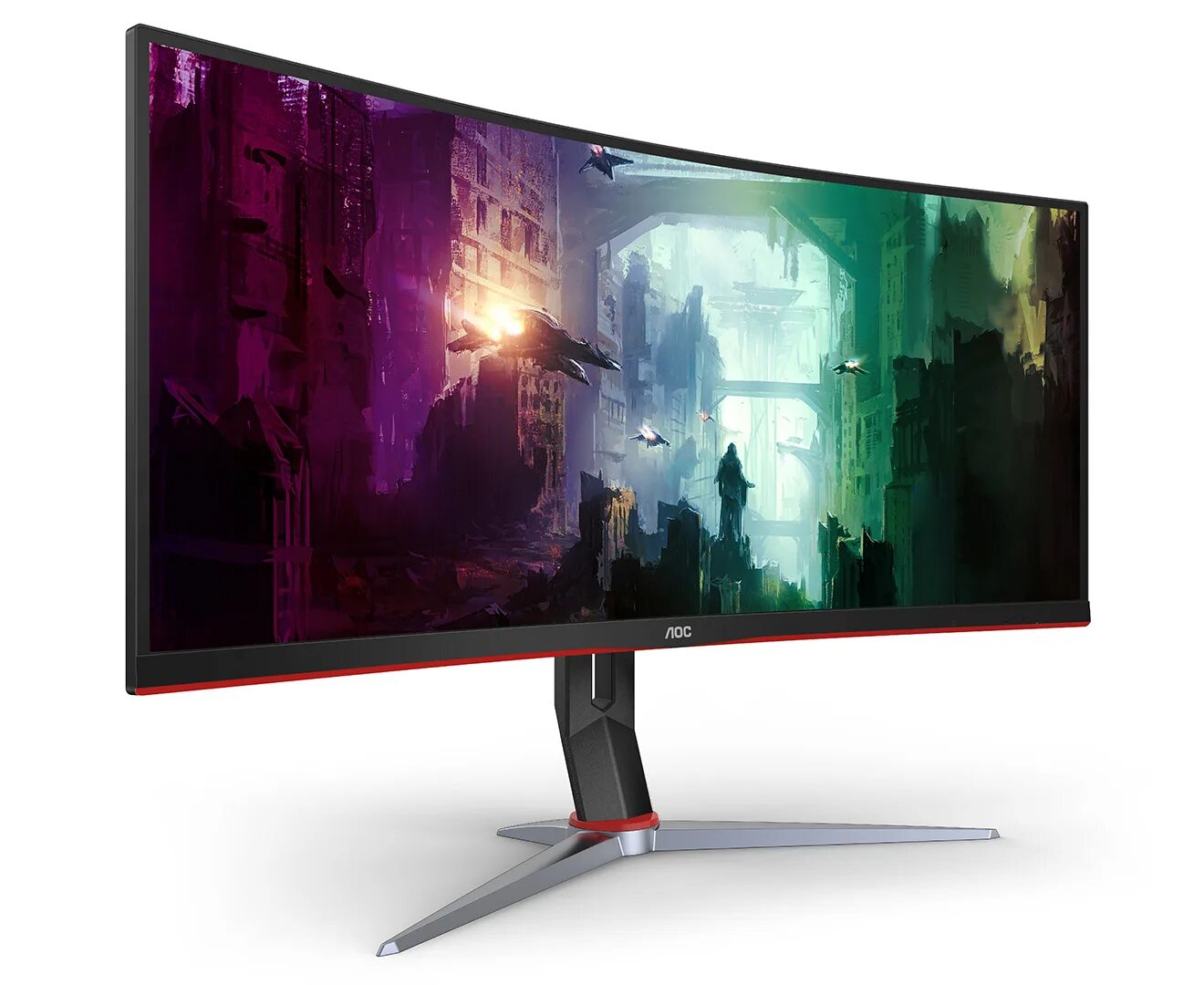 Игровой монитор AOC cu34g2/BK. Монитор 34" AOC cu34g2. Монитор AOC 34 дюйма. Монитор AOC 144 Гц. Монитор 144 34 дюйма