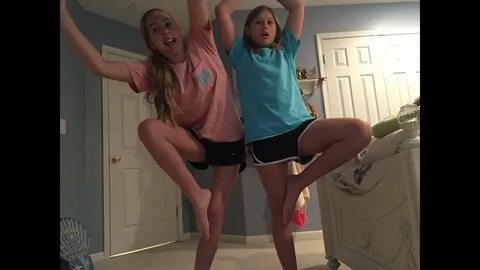 My sister jump